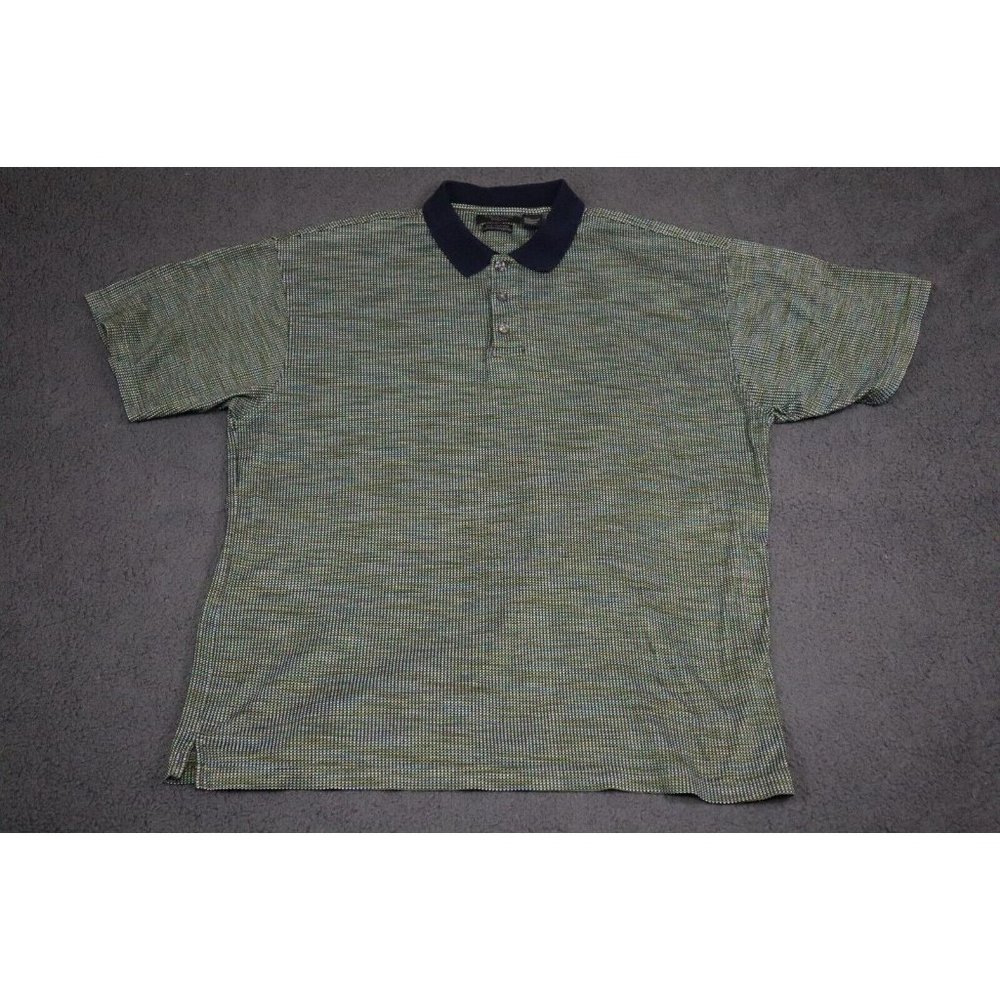 Cellinni Collezione Shirt Adult Large Multi-Color Polo Golf Rugby Outdoor Mens